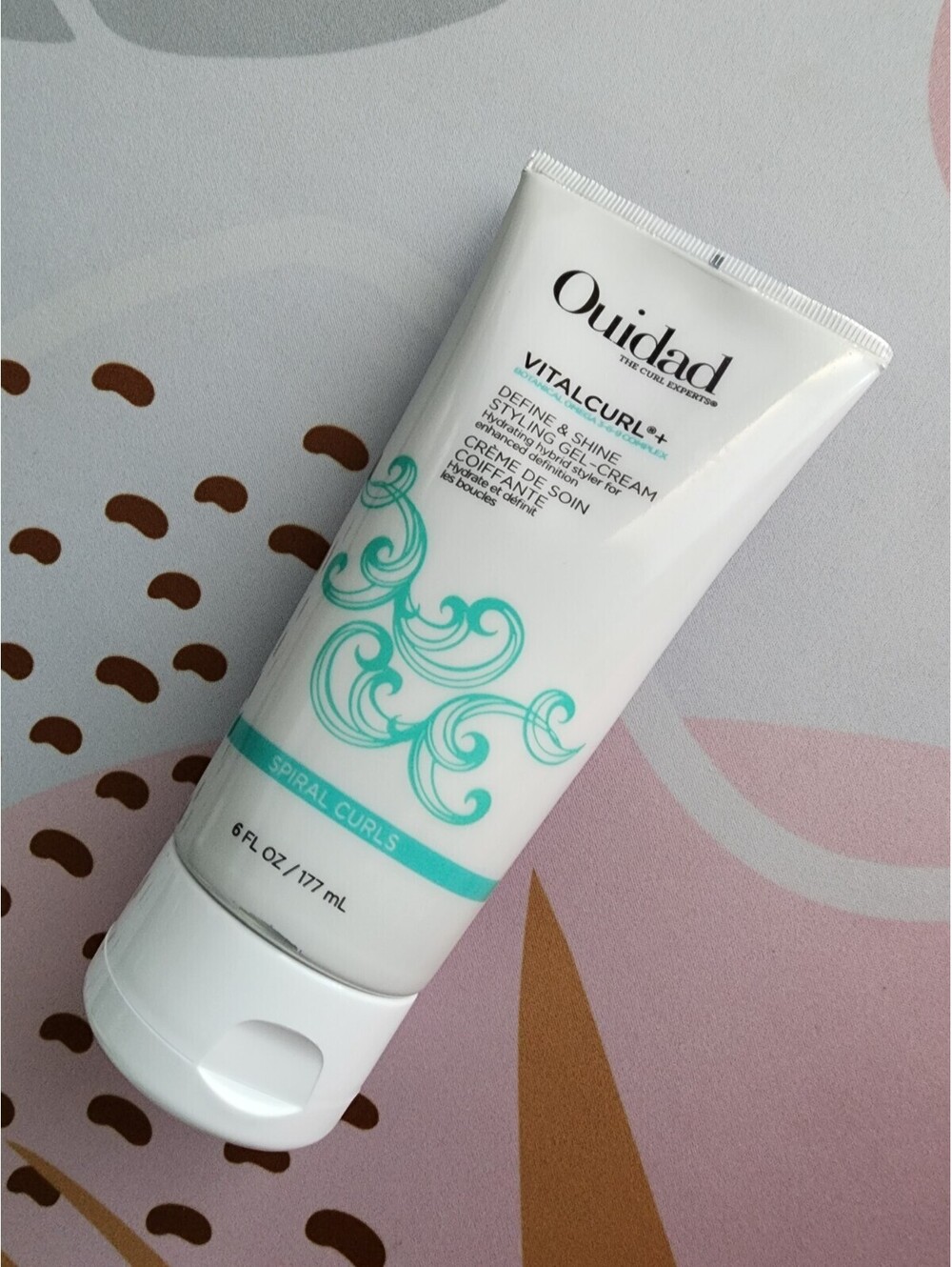 Ouidad VitalCurl+ Defining & Shine Styling Cream for Spiral Curls 6 fl oz